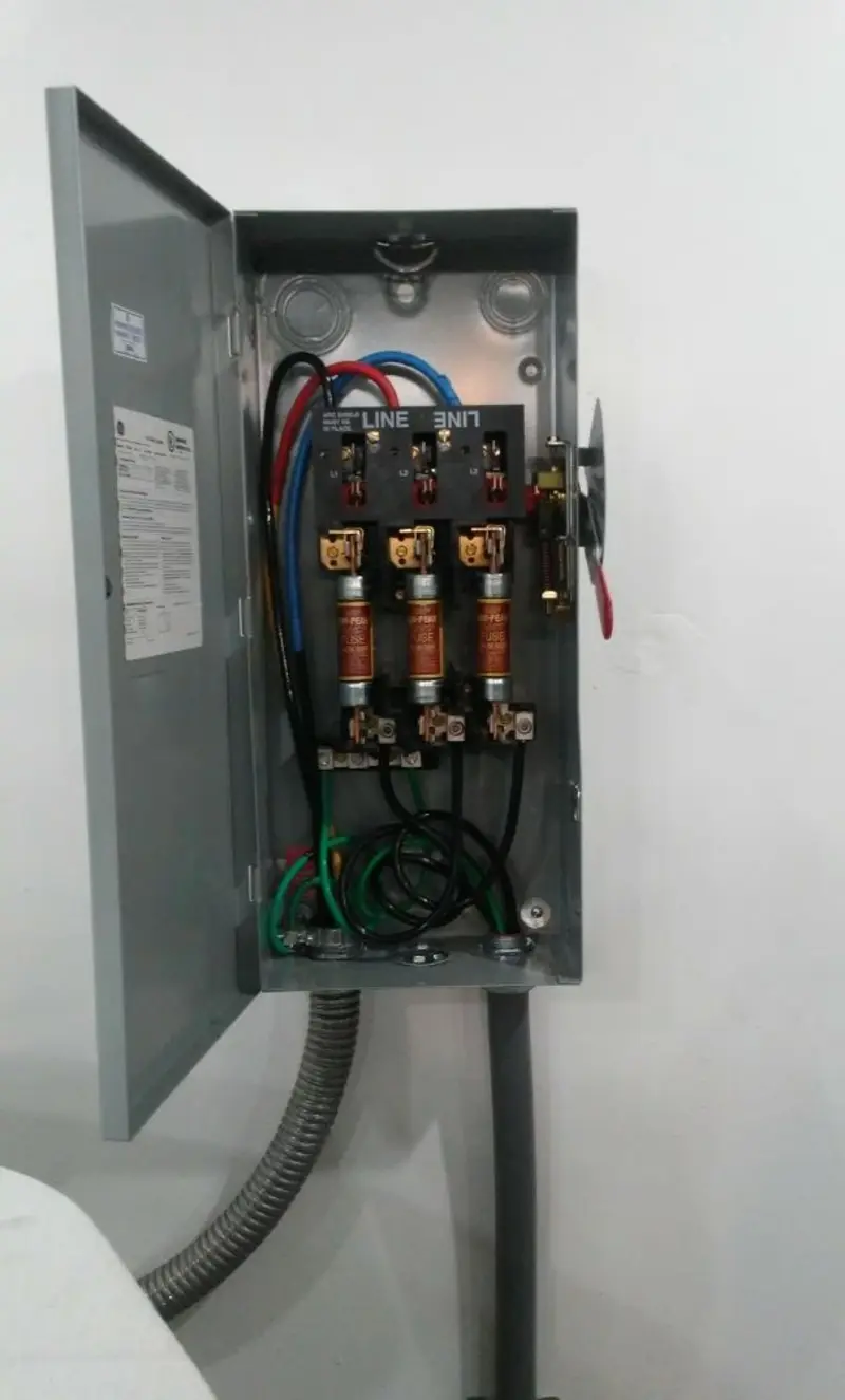 Three-phase disconnect switch installed for Electrical Wiring & Rewiring in Vineland